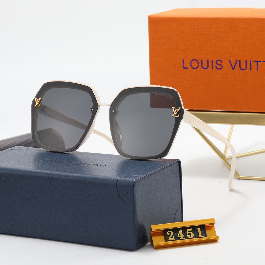 5-color fashion LV four-leaf clover polarized sunglasses