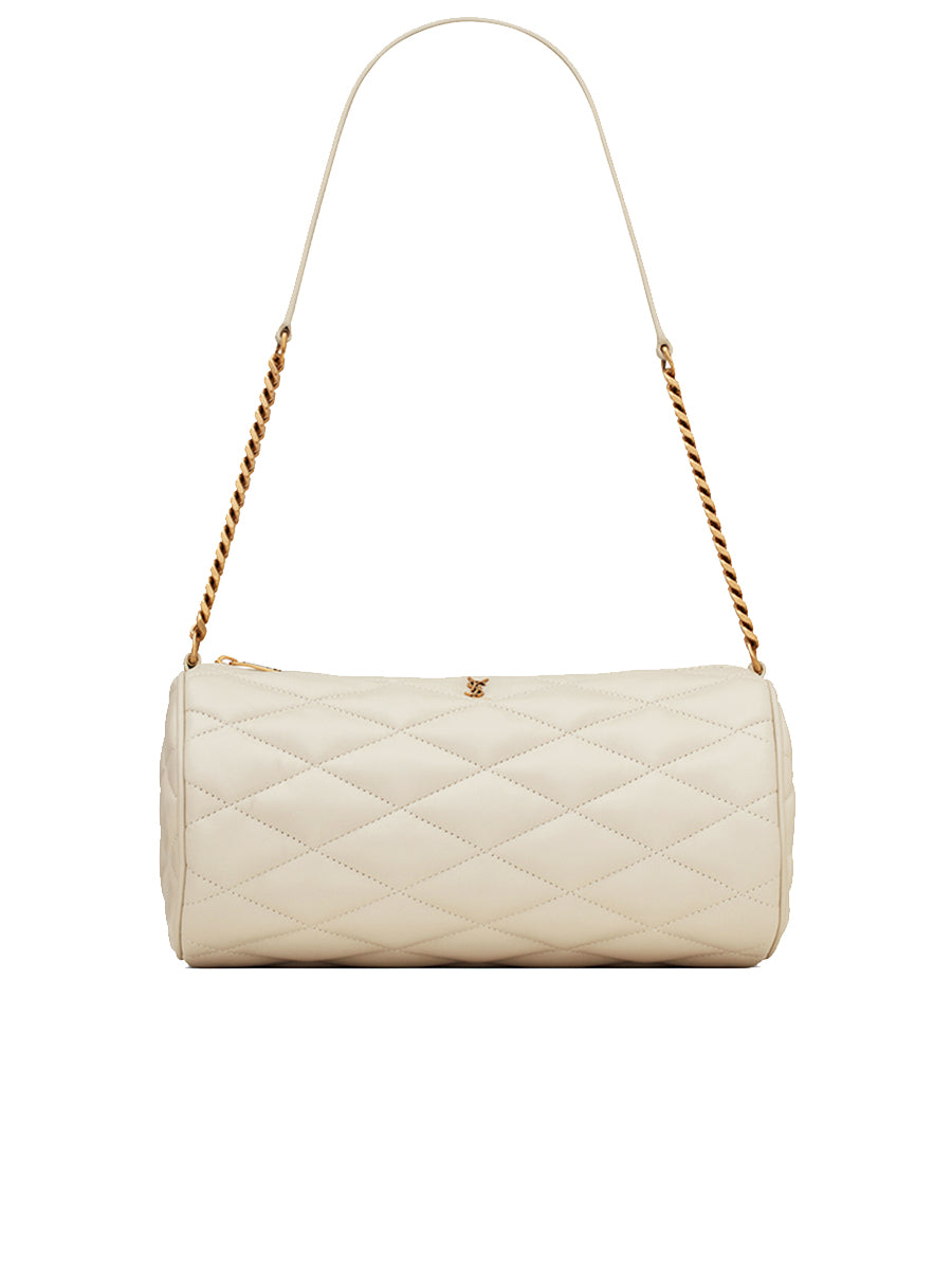 New Trends Sade Small Tube Bag in Quilted Lambskin