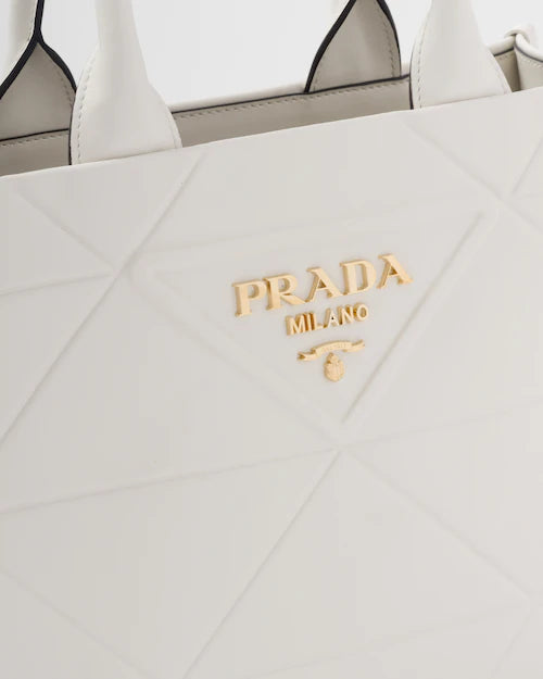 Prada Small leather Symbole bag with topstitching