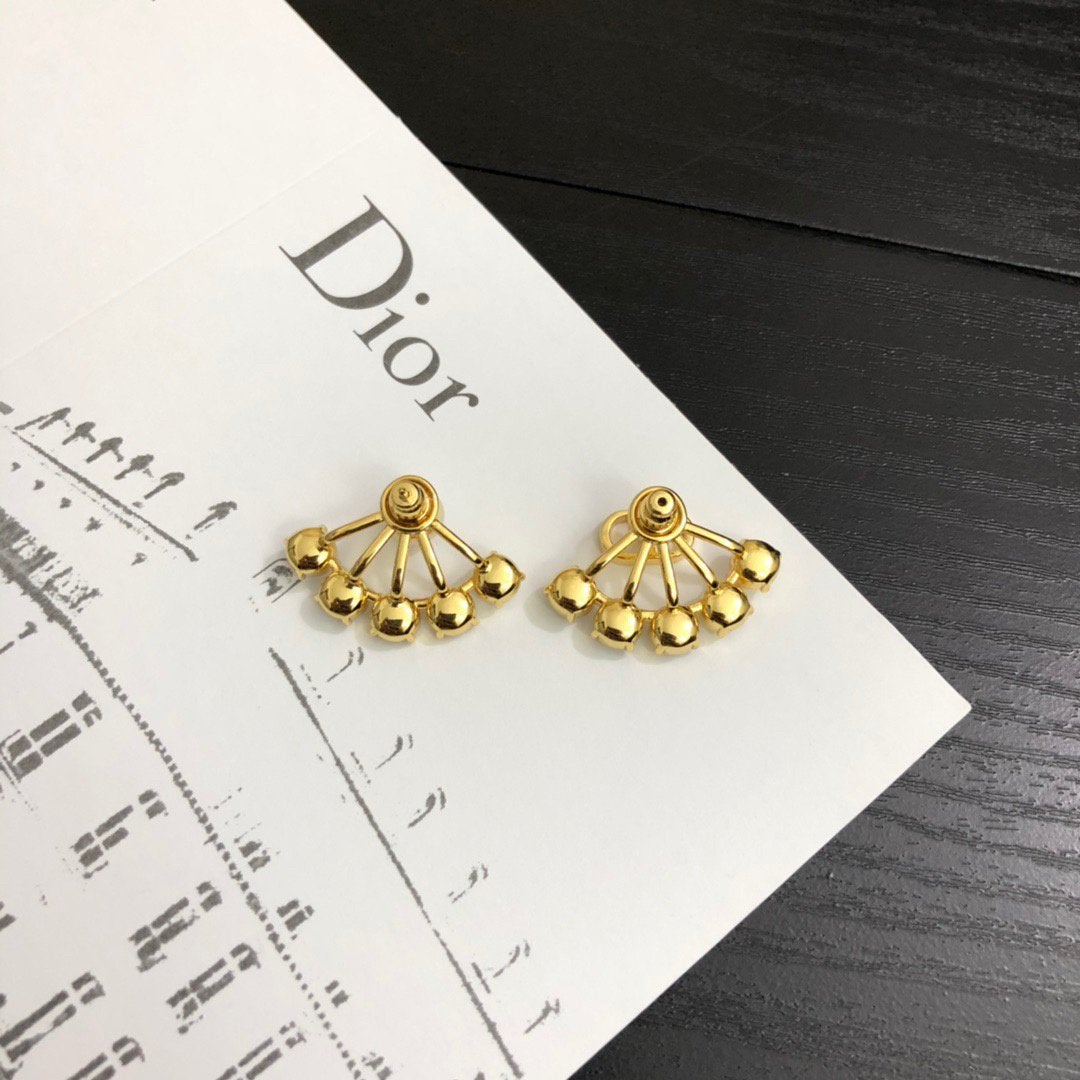 DIOR Luxury Crystal Four Claws Earrings