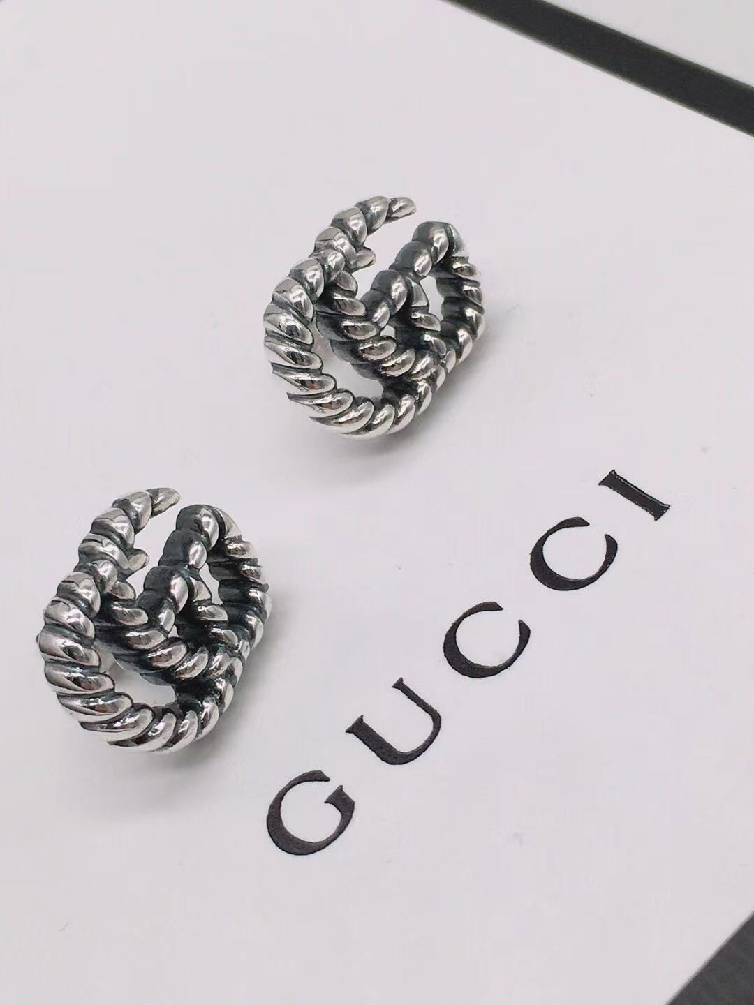 GUCCI Minimalism - Silver Earrings