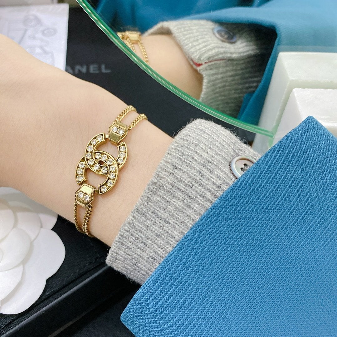 CHANEL Retro Distressed Handmade Bracelet