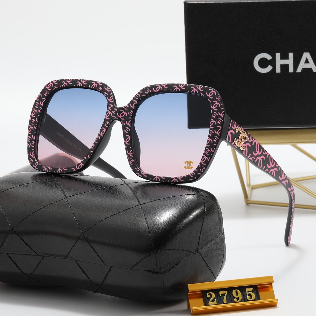 5 Colors Fashion Pattern Frame Sunglasses