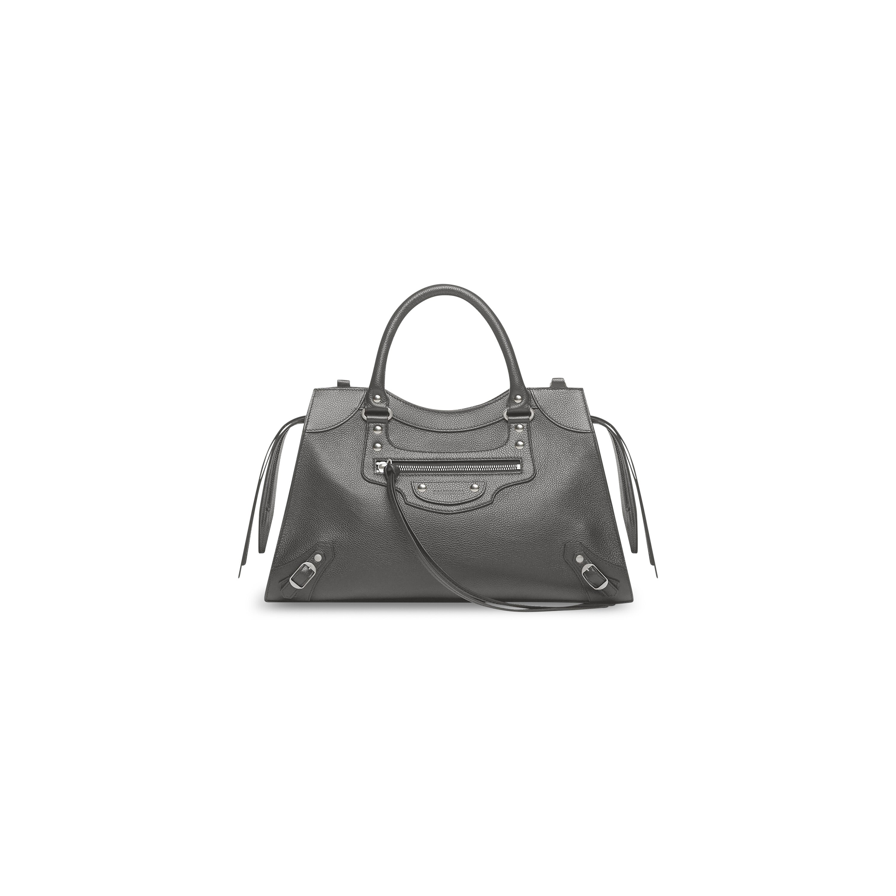 NEO CLASSIC MEDIUM HANDBAG IN DARK GREY