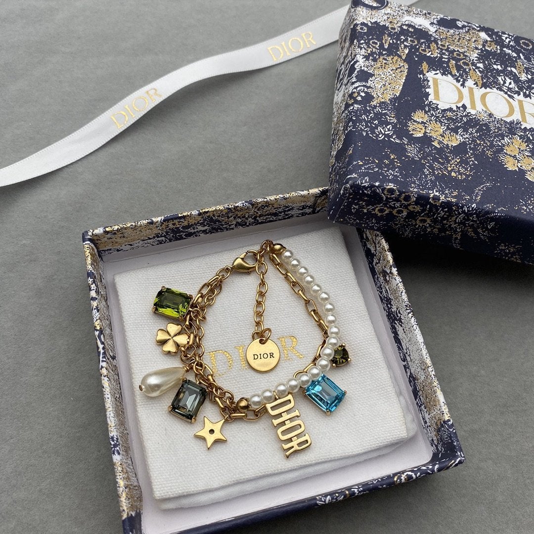 DIOR Mix and match double-layer bracelet