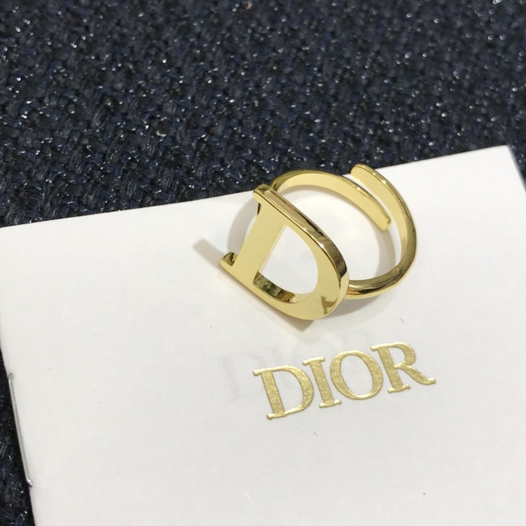 DIOR Fashion letter stitching ring