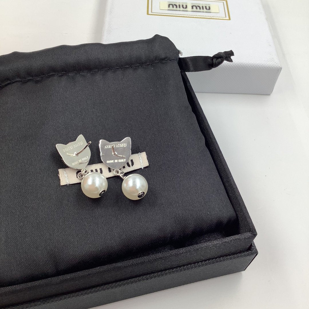MIU MIU Mimi mask earrings