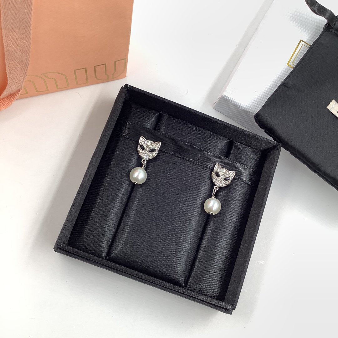MIU MIU Mimi mask earrings