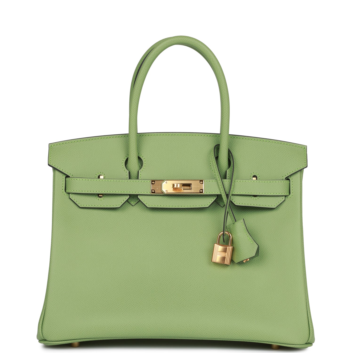 Hermès Birkin 30 Vert Criquet Epsom Gold Hardware