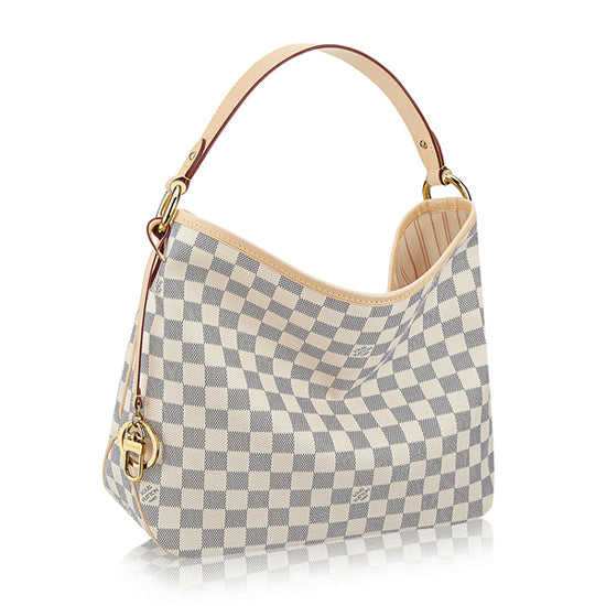 LV N41462 Delightful PM Hobo Bag Damier Azur Canvas