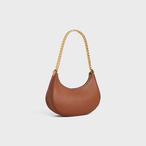 MEDIUM AVA CHAIN IN SMOOTH CALFSKIN TAN