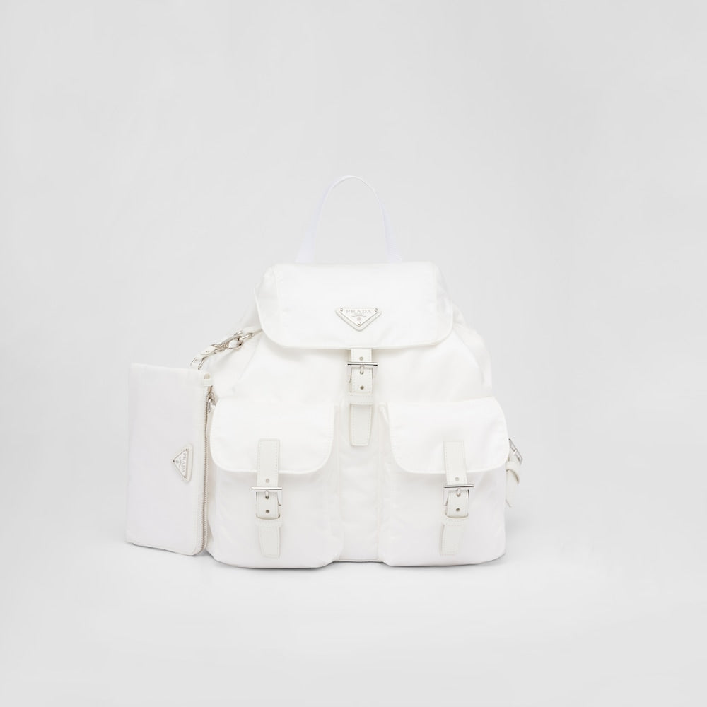 Prada Re-Nylon medium backpack - White