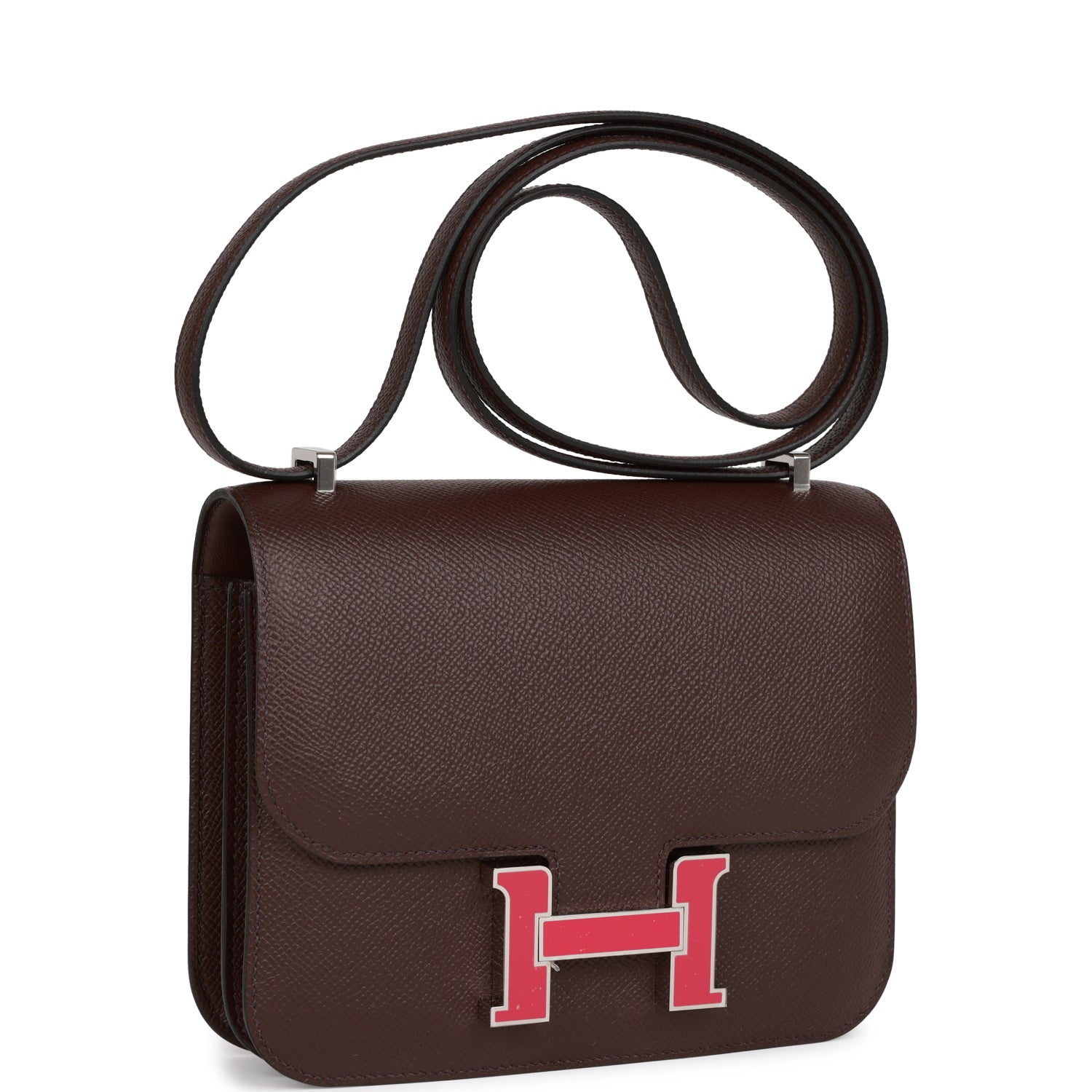 Hermès Constance 18 Rouge Sellier Epsom Palladium Hardware