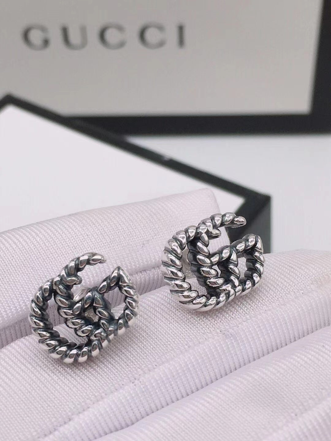 GUCCI Minimalism - Silver Earrings