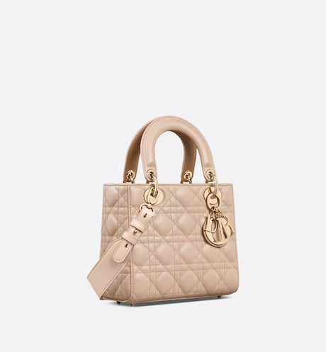 SMALL LADY DIOR MY ABCDIOR BAG Aesthetic Beige Cannage Lambskin
