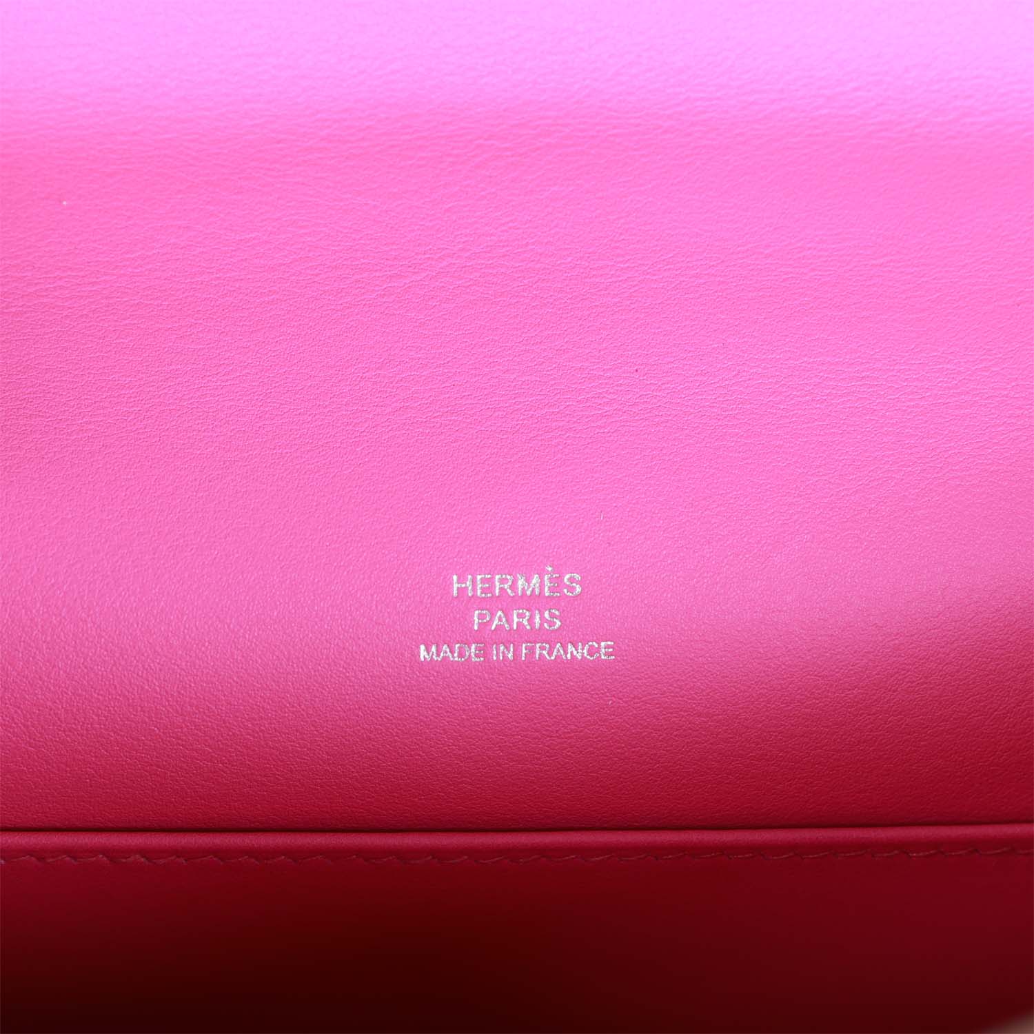 Hermès Kelly Pochette Magnolia Swift Palladium Hardware