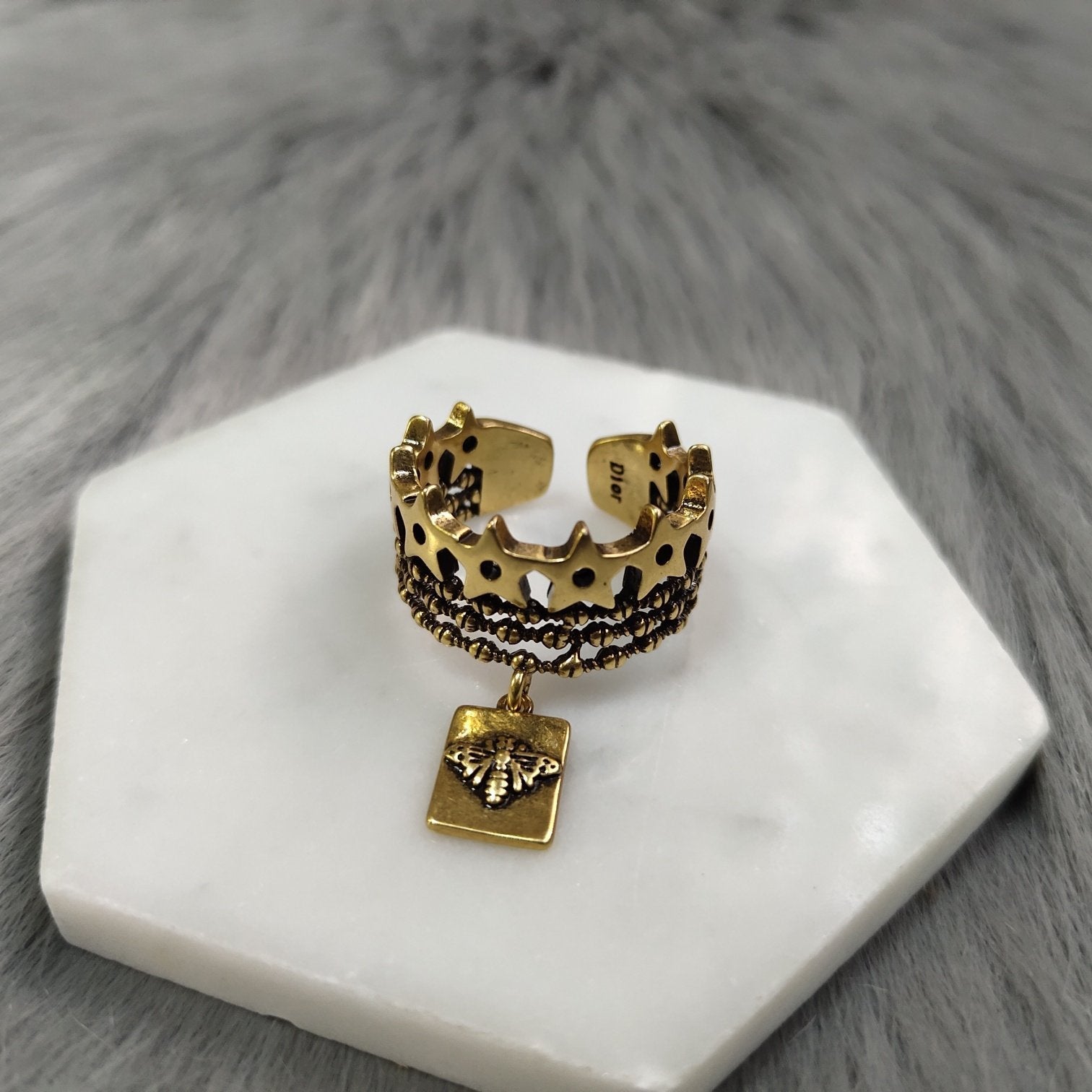 DIOR Retro Gypsophila Ring