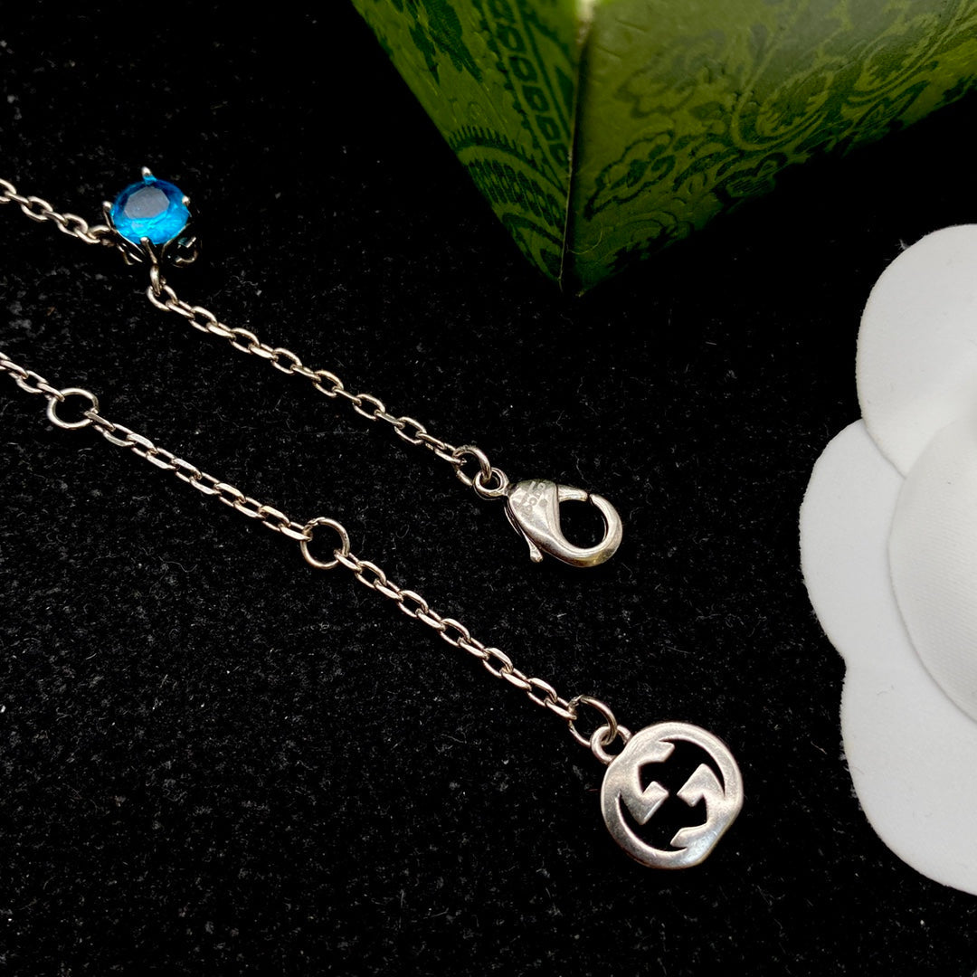 GUCCI Blue Planet Gemstone Necklace