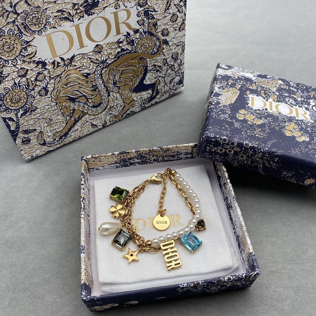 DIOR Mix and match double-layer bracelet