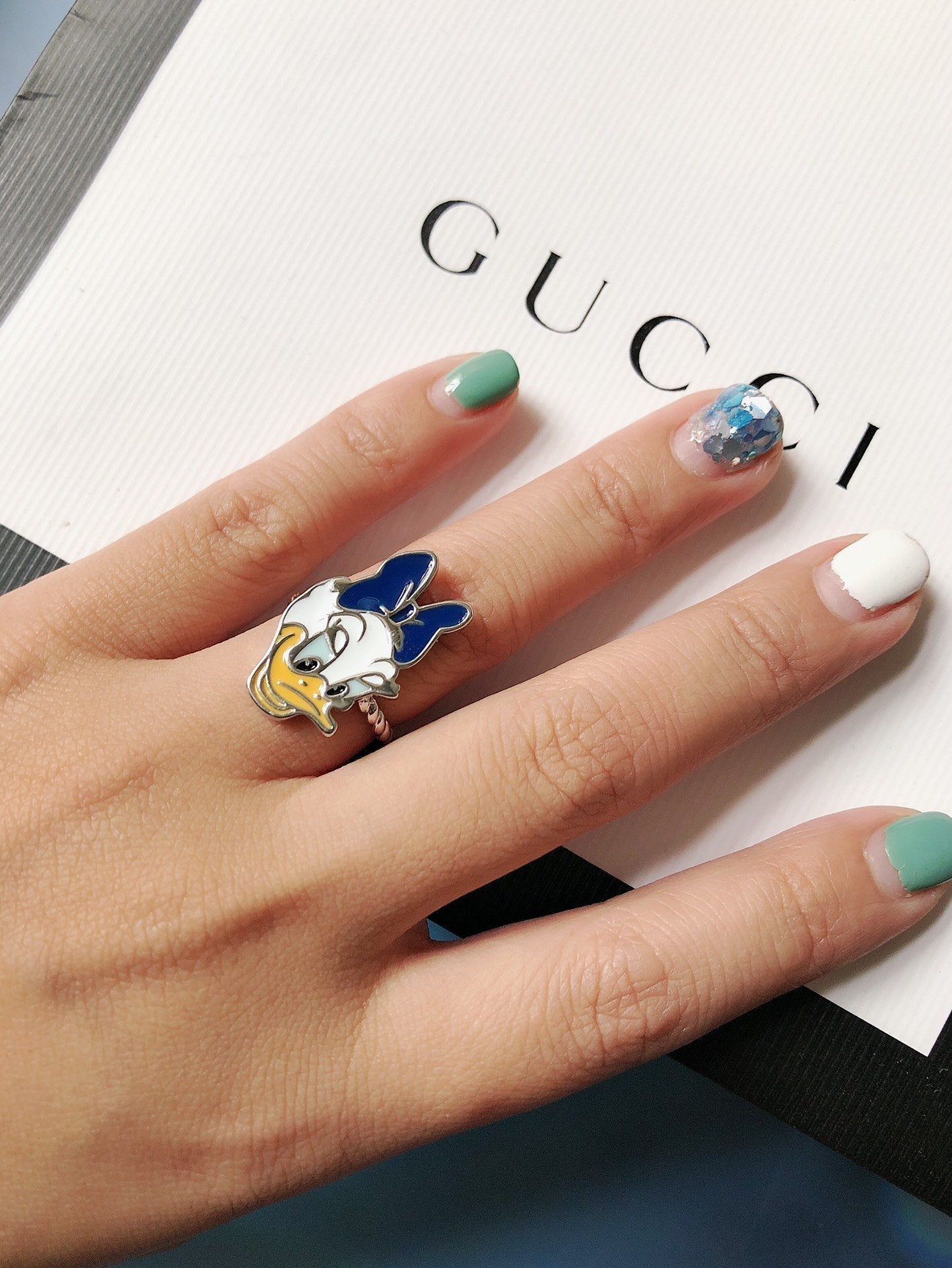 GUCCI Cartoon Duckling Ring