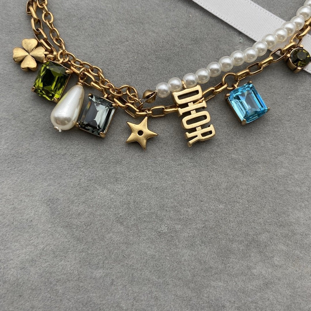 DIOR Mix and match double-layer bracelet