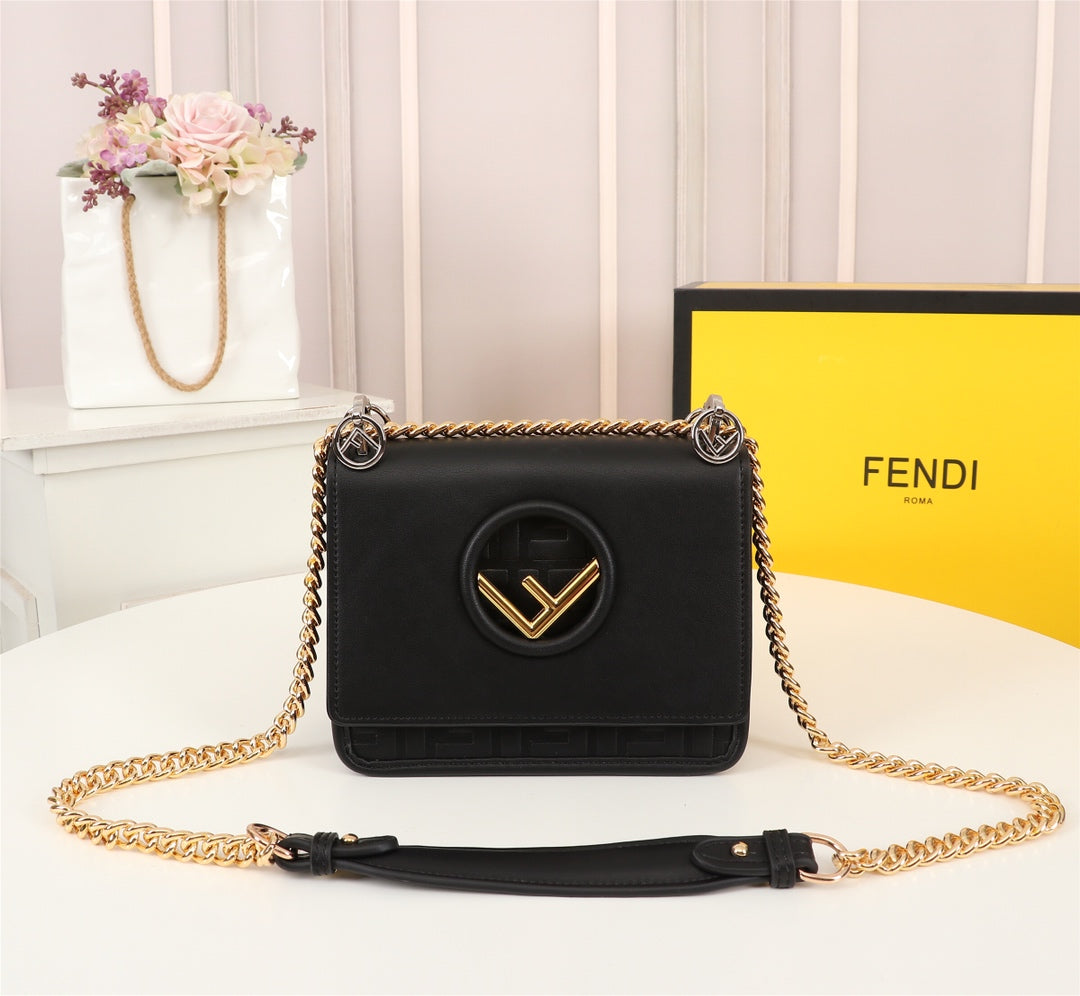 3 Color Flap Chain Cowhide Bag