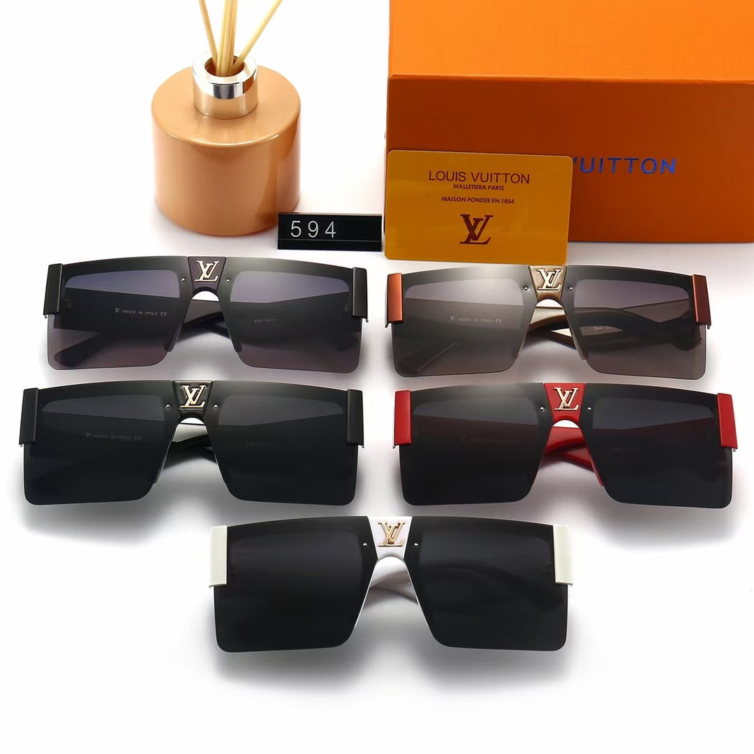 5 Colors Square Alphabet Sunglasses