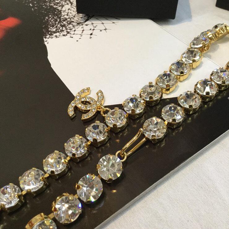 CHANEL Luxury Rhinestone Necklace