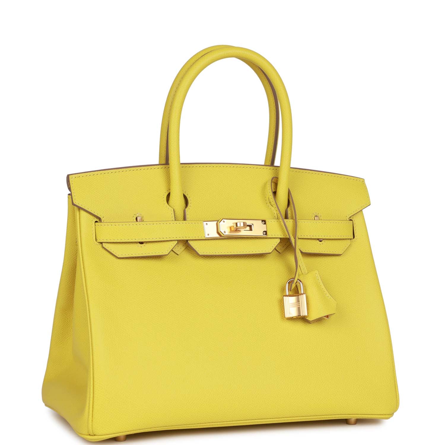 Hermès Birkin 30 Lime Epsom Gold Hardware