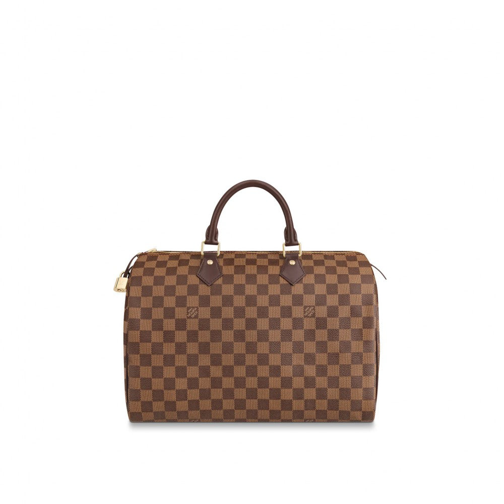 LV 35 Damier Ebene Canvas Speedy N41363