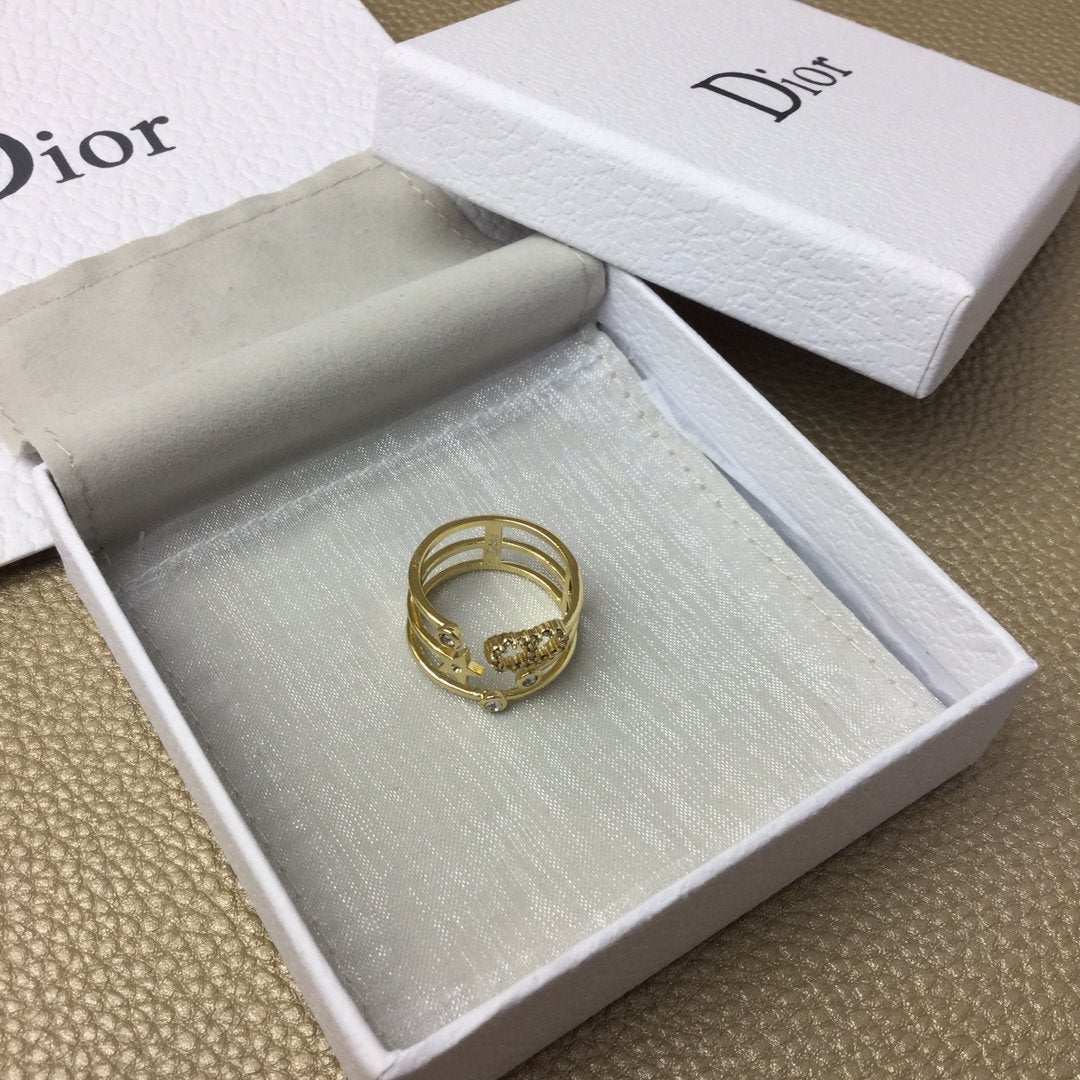 DIOR Metal Ring Connection Ring