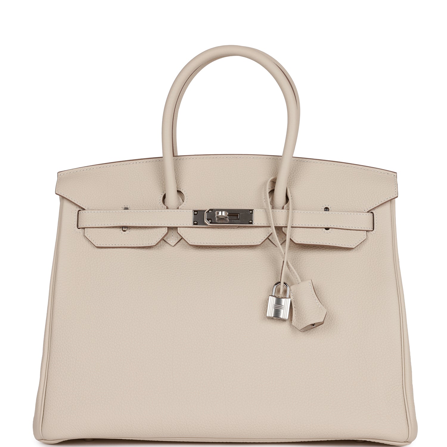 Hermès Birkin 35 Craie Togo Palladium Hardware