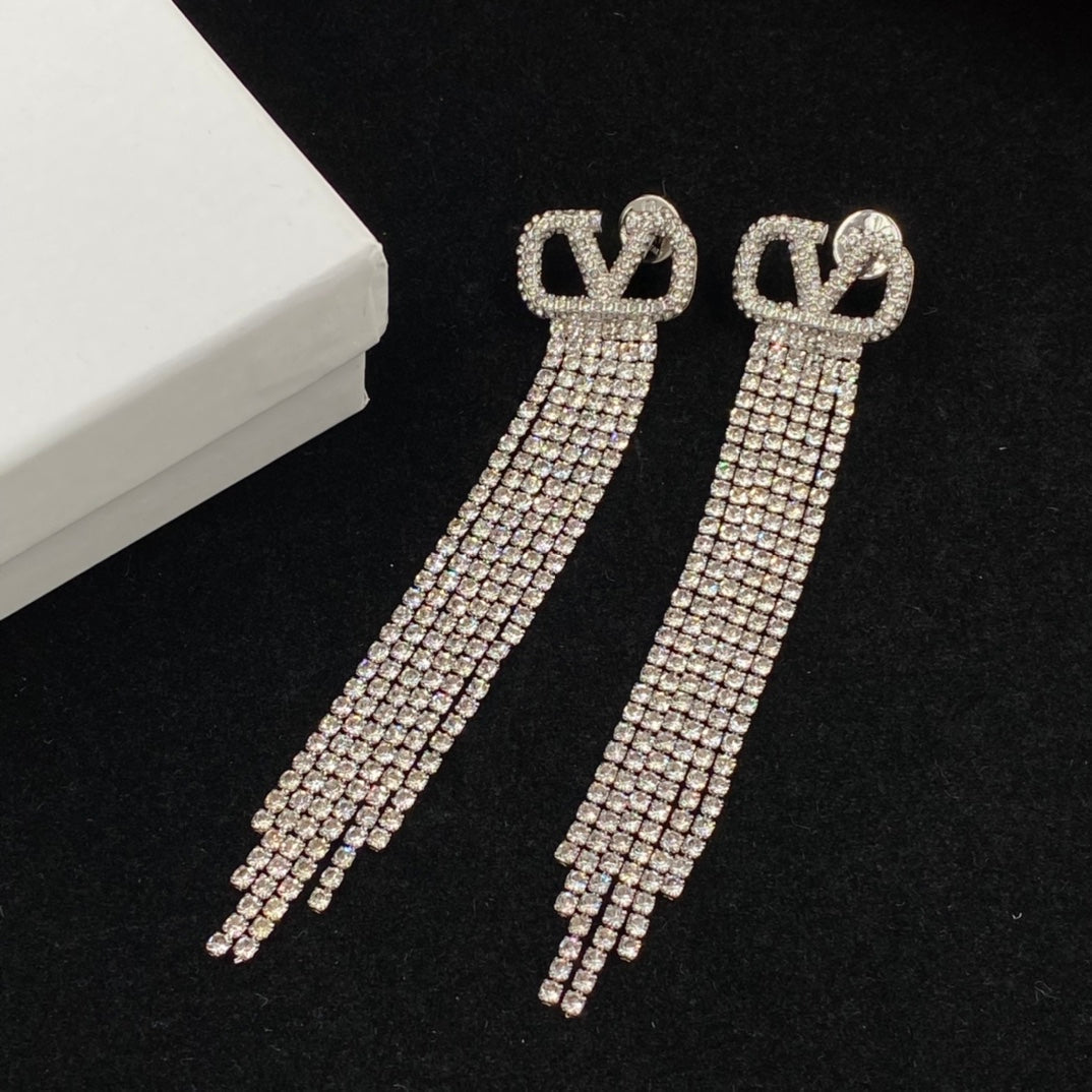 VALENTINO Butterfly tassel earrings