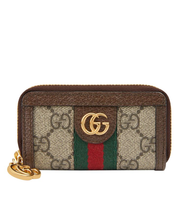 Gucci Ophidia GG key case 523157 Dark Coffee