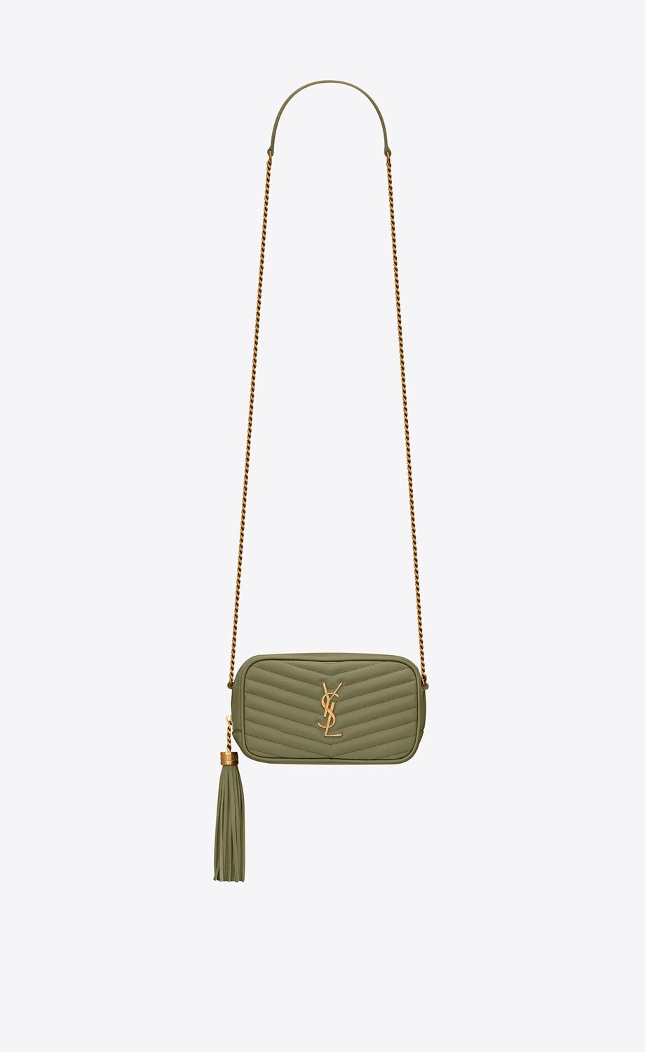 New Trends Lou Mini Bag in Quilted Grain de Poudre Embossed Leather