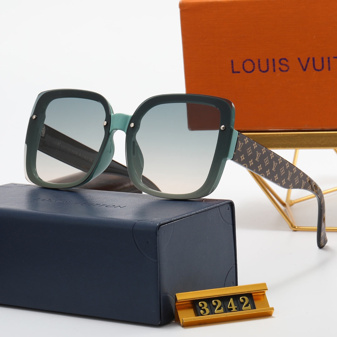 7 colors luxury four-leaf clover double color matching polarized sunglasses