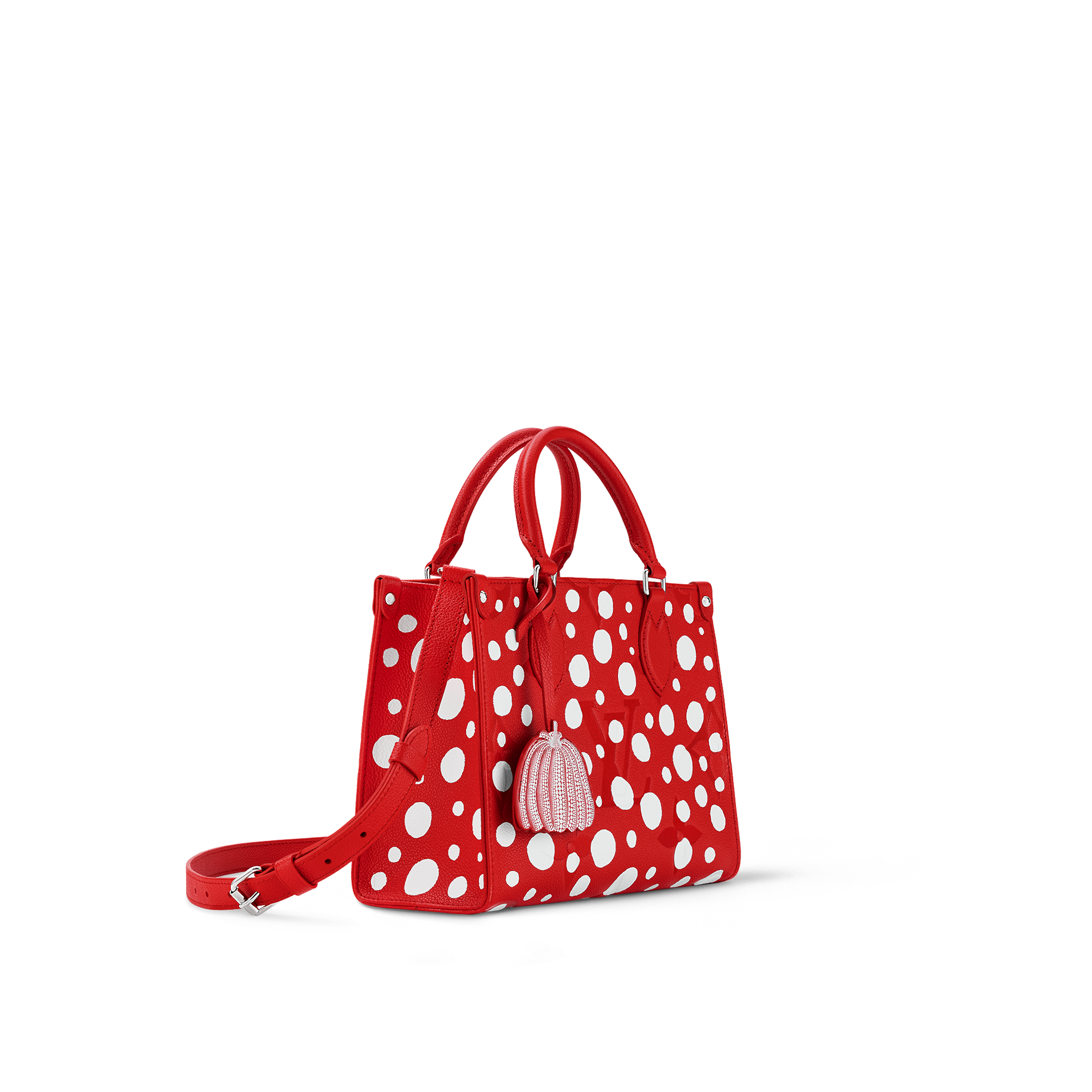 LV Yayoi Kusama OnTheGo PM Red