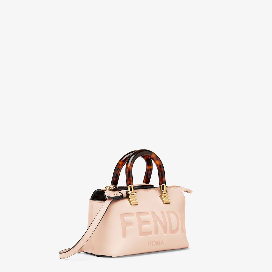 Fendi By The Way Mini Boston Bag in Pale Pink