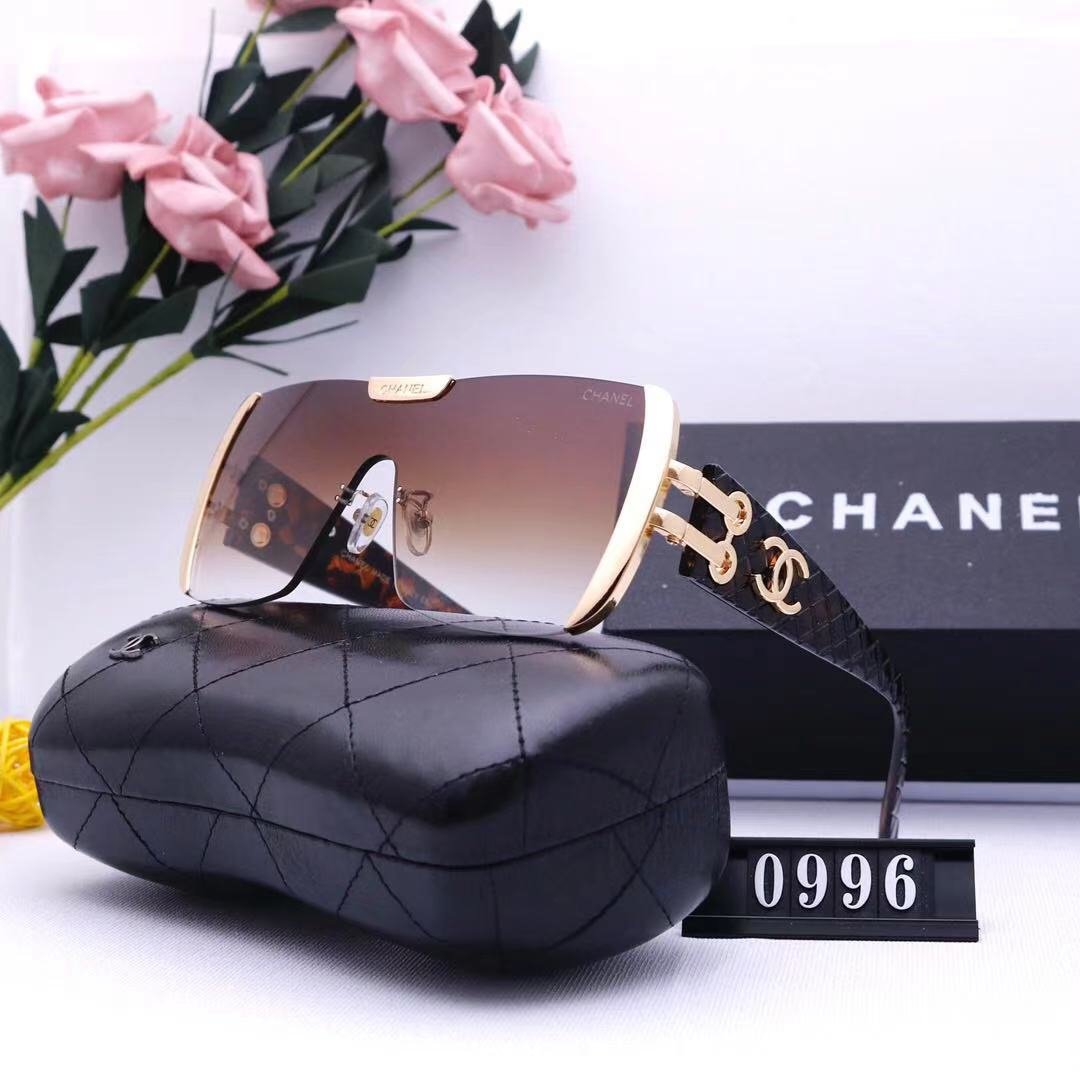 5 Colors Simple Frameless Chanel Gradient Polarized Sunglasses