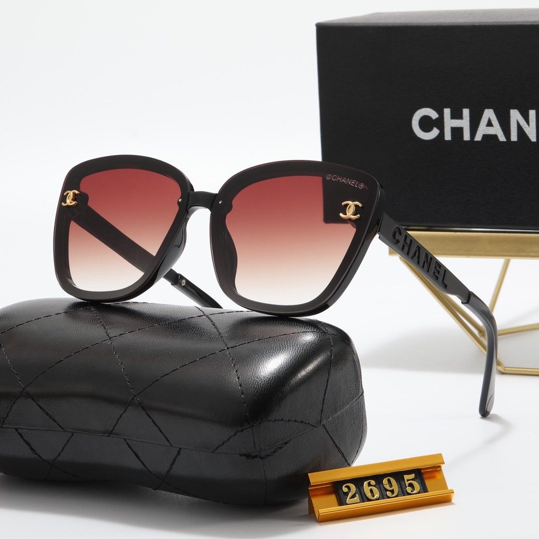 4-color fashion Chanel polarized sunglasses