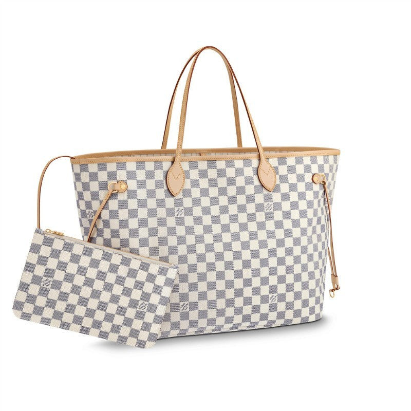 LV GM(large) Damier Azur Canvas Neverfull N41360