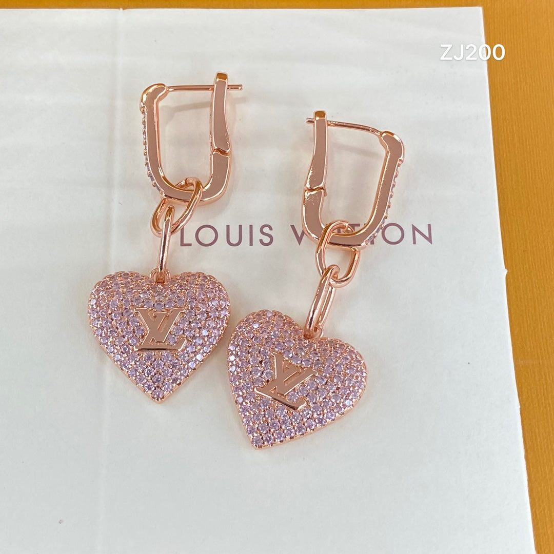 LV New October Trend - Pink Lady Bracelet Earring Set