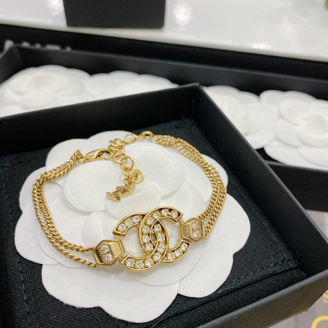CHANEL Retro Distressed Handmade Bracelet