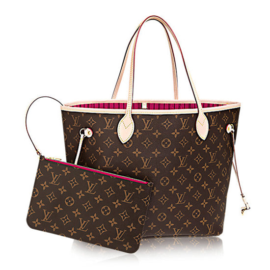 LV MM(medium) M41178 Neverfull Shoulder Bag Monogram Canvas