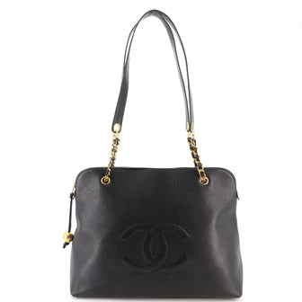 Chanel Vintage Timeless Zip Tote Caviar Large