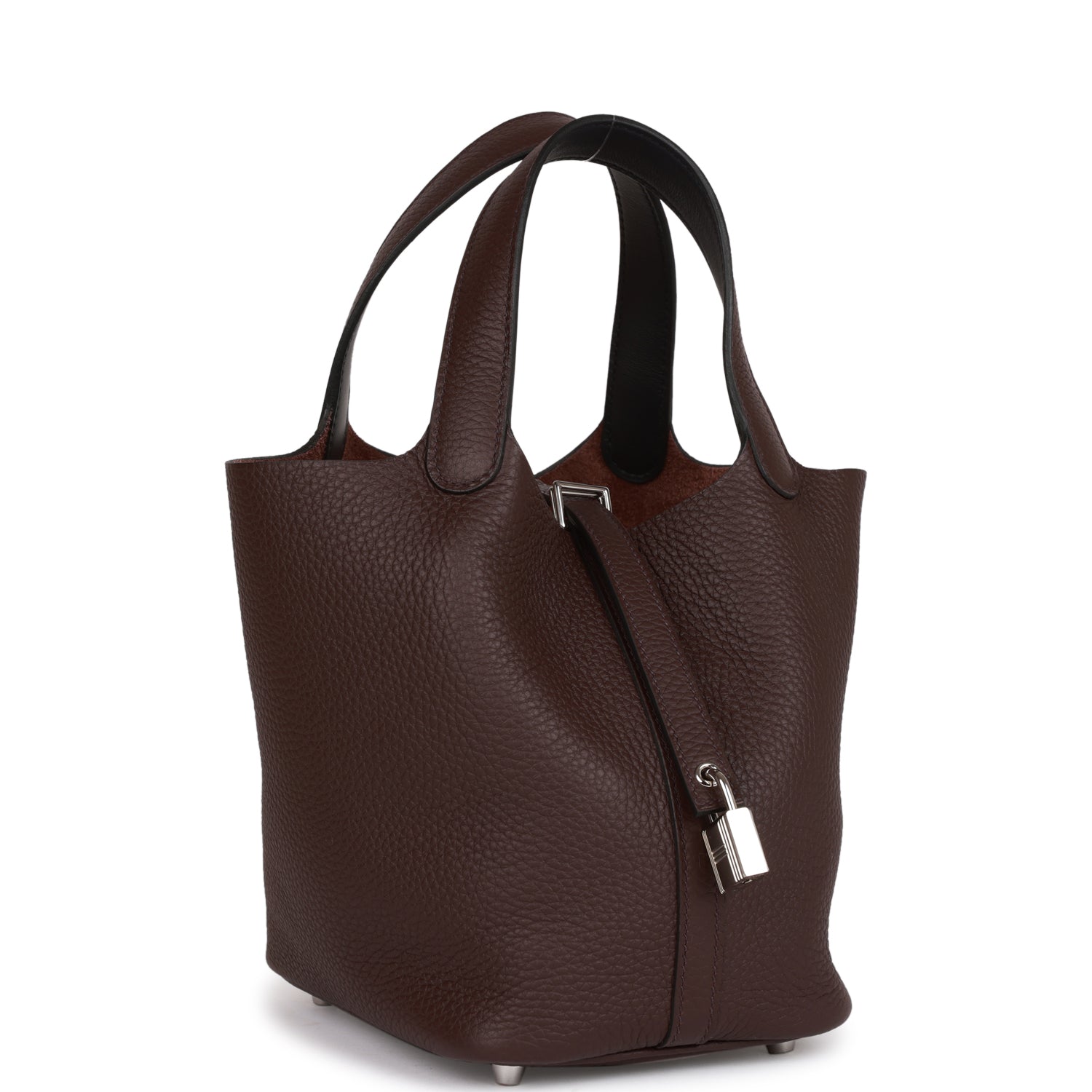 Hermès Eclat Picotin Lock 18 Rouge Sellier Clemence Palladium Hardware