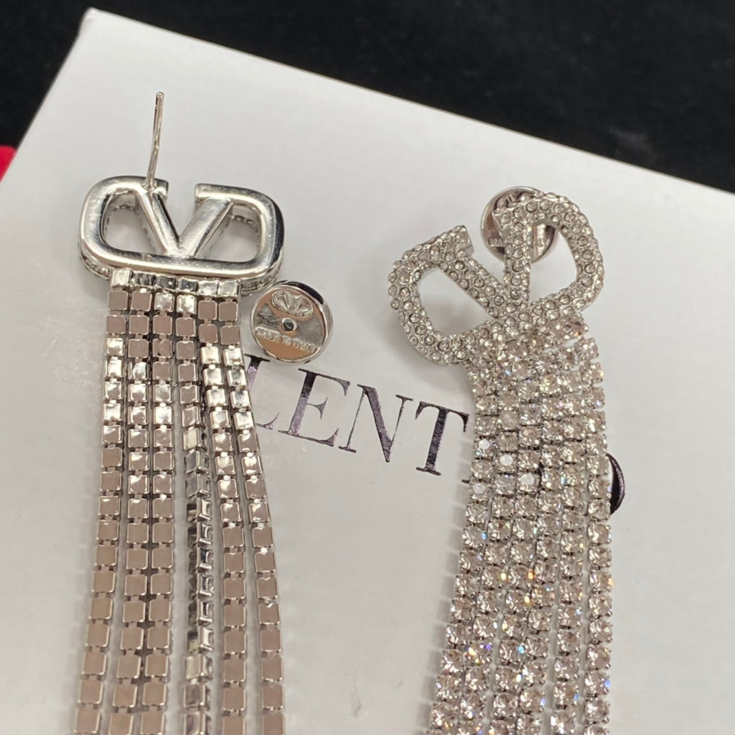 VALENTINO Butterfly tassel earrings