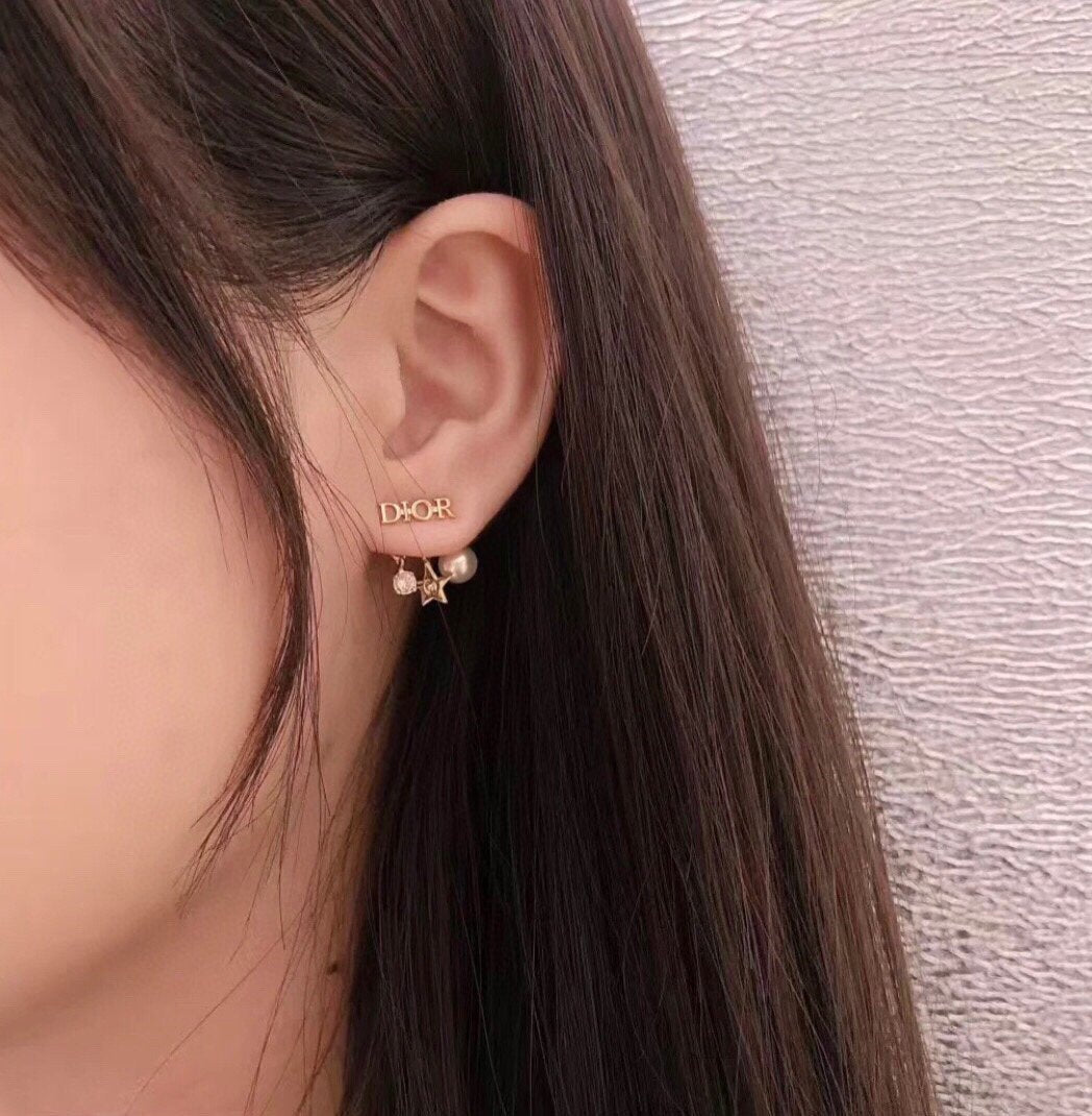 DIOR Glazed Pearl Earrings