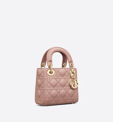 MINI LADY DIOR BAG Blush Cannage Lambskin