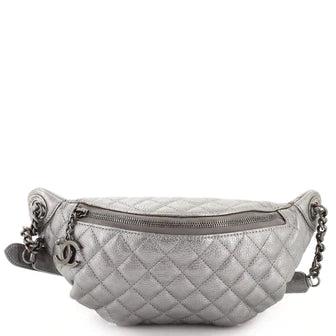 Banane Waist Bag Quilted Leather